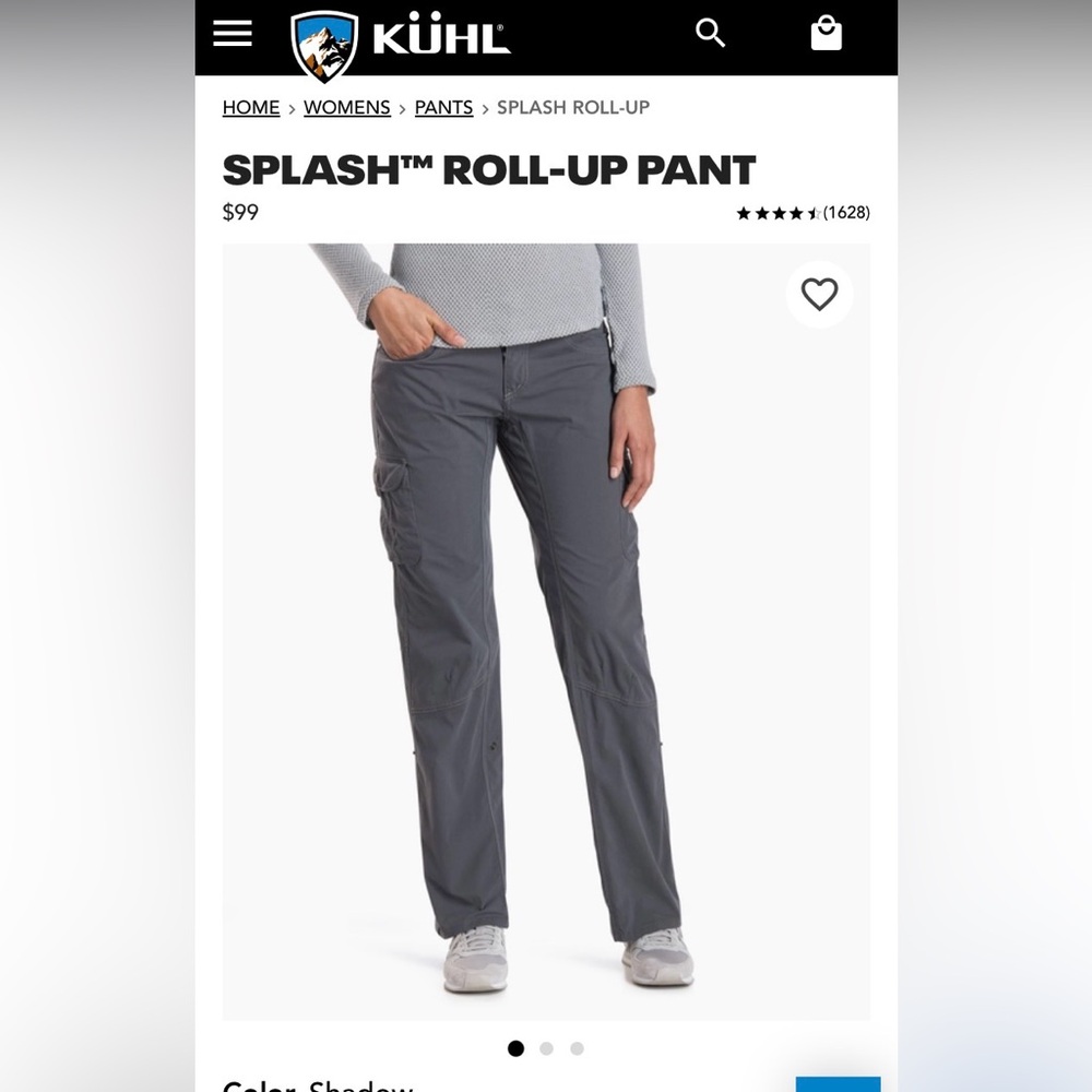 Kuhl Women's Straight Leg Pants - Shadow Gray